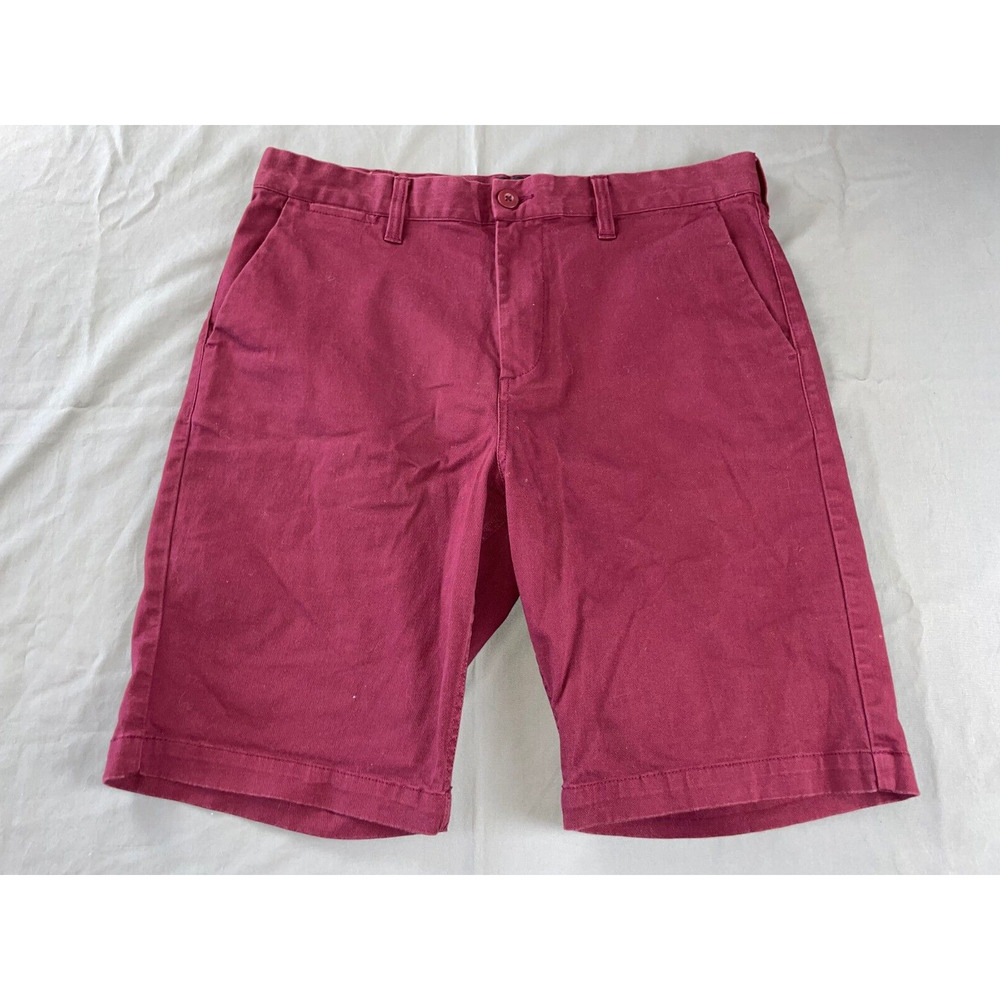 DC Shoe Company Straight Fit Chino Skate Shorts. Burgundy, Men's Size 32. GUC!!